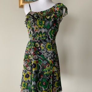 Ruffles snd Lightweight multicolour perfect summer dress